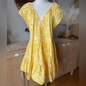 Banana Republic | Yellow Floral Mini Dress